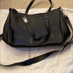 Marc by Marc Jacobs cross body black leather bag